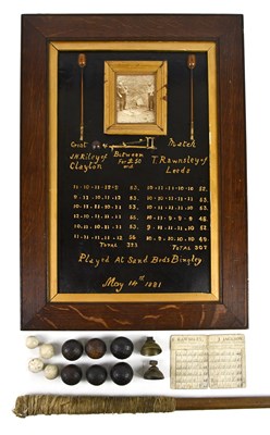 Lot 2525 - KNURR & SPELL; an English vernacular game,...