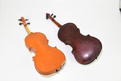 Lot 1022 - A full size modern English violin by Gerald...