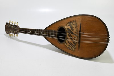 Lot 1039 - STRIDENTE; an Italian mandolin, length 54cm,...