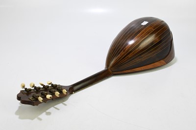 Lot 1039 - STRIDENTE; an Italian mandolin, length 54cm,...