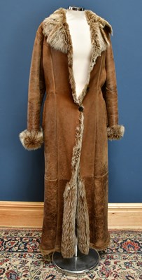 Lot 749 - PELLESSIMO; a long full length faux fur...