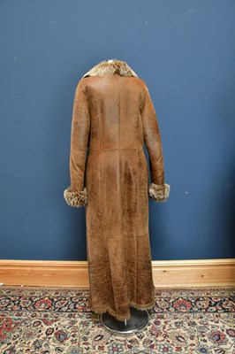 Lot 749 - PELLESSIMO; a long full length faux fur...