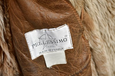 Lot 749 - PELLESSIMO; a long full length faux fur...