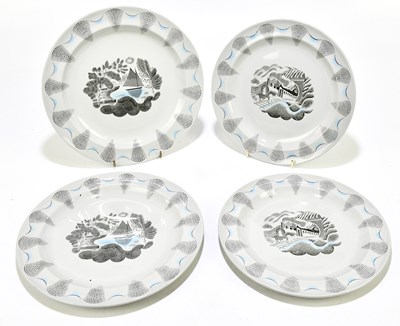 Lot 269 - ERIC RAVILIOUS FOR WEDGWOOD; two pairs of...