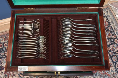 Lot 525 - CHRISTOFLE; a one hundred and forty-four piece...