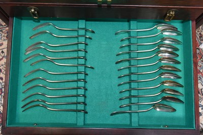 Lot 525 - CHRISTOFLE; a one hundred and forty-four piece...