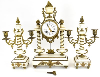 Lot 106 - A 19th century French ormolu and polished...