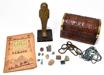 Lot 1017 - A group of Egyptian antiquities