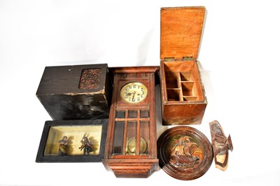 Lot 114 - A mid-20th century mahogany cased eight-day...