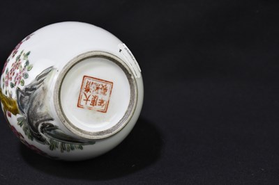 Lot 2024 - A Chinese Republic period porcelain vase,...