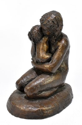 Lot 318 - UNATTRIBUTED; an early 20th century bronze figure group