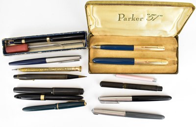 Lot 188 - Various fountain and ballpoint pens to include...