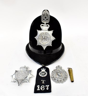 Lot 184 - An Elizabeth II Merseyside Police helmet,...