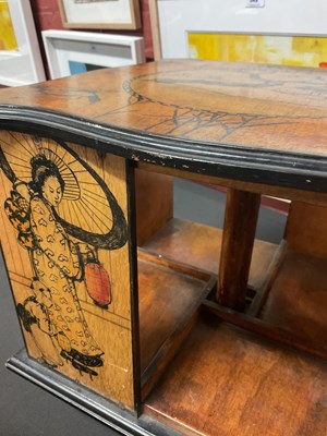 Lot 284 - A late 19th century aesthetic movement table...