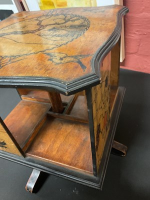 Lot 284 - A late 19th century aesthetic movement table...