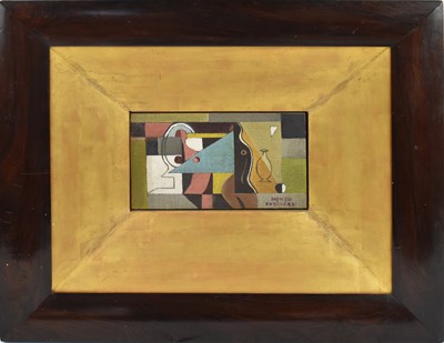 Lot 640 - EDWARD ROGERS (1911-1994); oil on canvas laid...