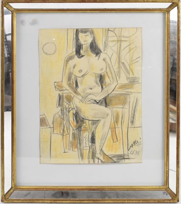 Lot 676 - UNATTRIBUTED; pencil and coloured chalk...