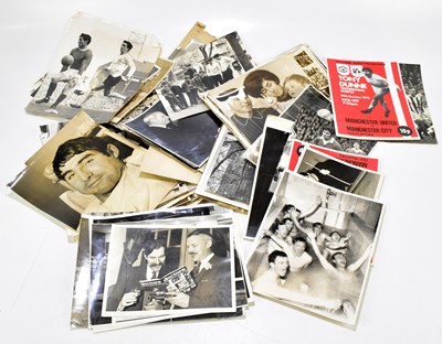 Lot 203 - MANCHESTER UNITED INTEREST; a large collection of black and white photographs