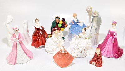 Lot 393 - ROYAL DOULTON; a large collection of assorted figures and character jugs