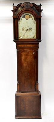 Lot 112 - A 19th century mahogany eight-day longcase...