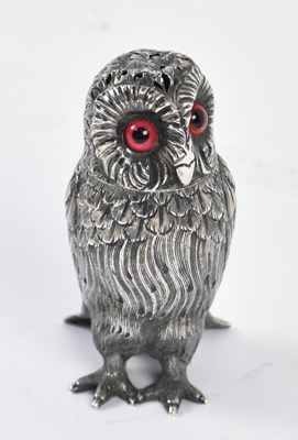 Lot 757 - A Victorian hallmarked silver novelty pepper...