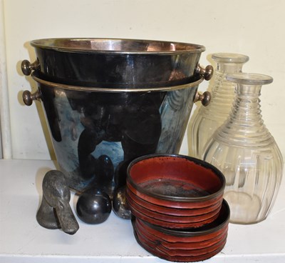 Lot 724 - WMF; a pair of WMF Hotel Germany silver plated...
