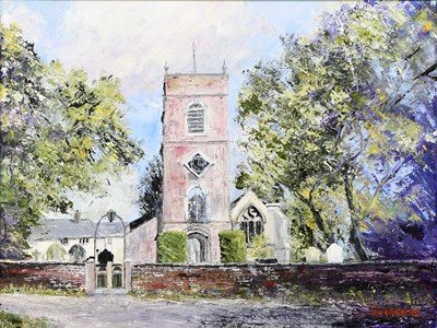 Lot 1683 - JOYCE HORROCKS; oil on canvas, Swettenham...