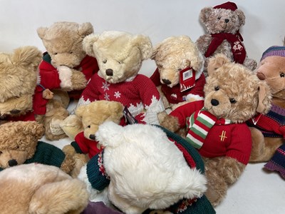 Lot 70 - Approximately fifteen Harrods teddy bears.