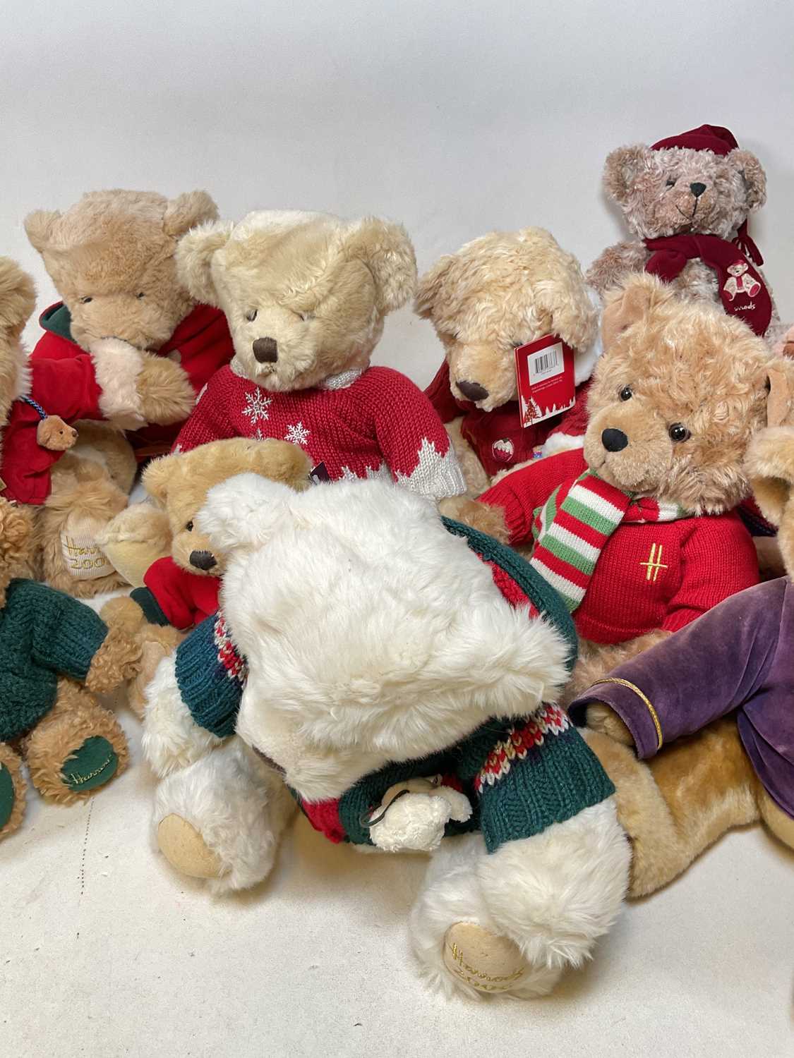 Lot 70 - Approximately fifteen Harrods teddy bears.