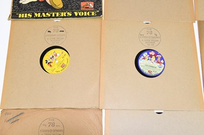Lot 1093 - HIS MASTER'S VOICE; a Walt Disney Pinocchio 78...