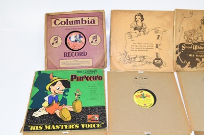 Lot 1093 - HIS MASTER'S VOICE; a Walt Disney Pinocchio 78...
