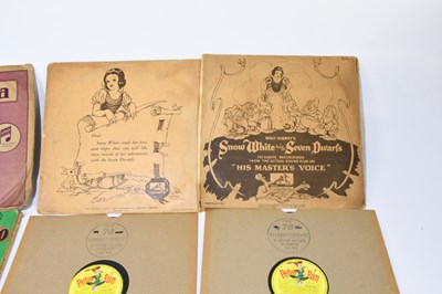 Lot 1093 - HIS MASTER'S VOICE; a Walt Disney Pinocchio 78...
