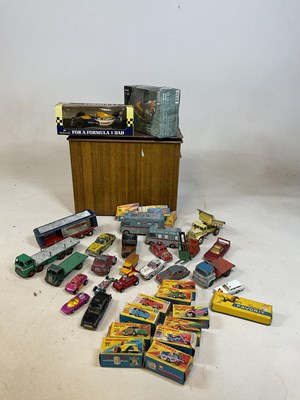 Lot 123 - A collection of Dinky vehicles and Matchbox...