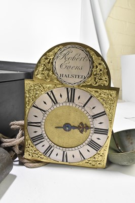 Lot 1498 - ROBERT EVANS, HALSTEAD; a wall clock