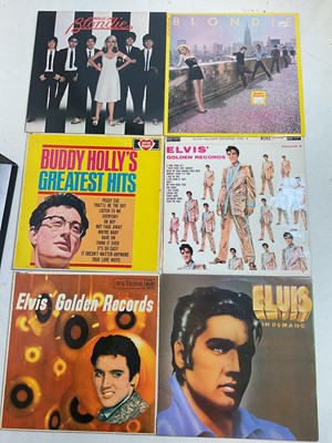 Lot 305 - Record collection, including Elvis, Blondie...