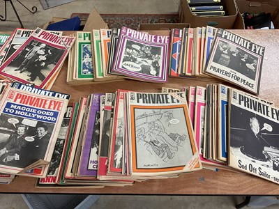 Lot 317 - A large quantity of Private Eye magazines...