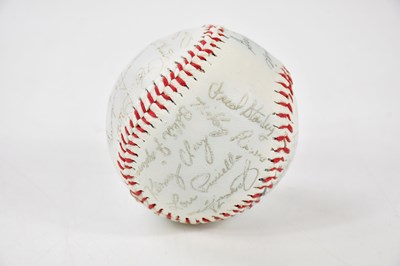 Lot 1211 - A baseball bearing the signatures of the 1978...