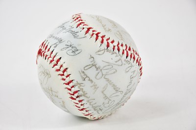 Lot 1211 - A baseball bearing the signatures of the 1978...