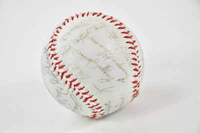 Lot 1211 - A baseball bearing the signatures of the 1978...