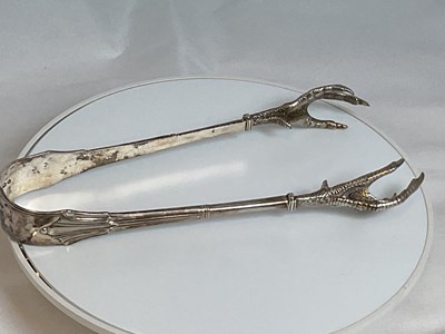 Lot 466 - A pair of late Victorian hallmarked silver ice...