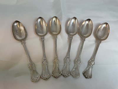 Lot 472 - A set of six Victorian hallmarked silver...