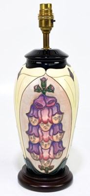 Lot 87 - RACHEL BISHOP FOR MOORCROFT; a table lamp...