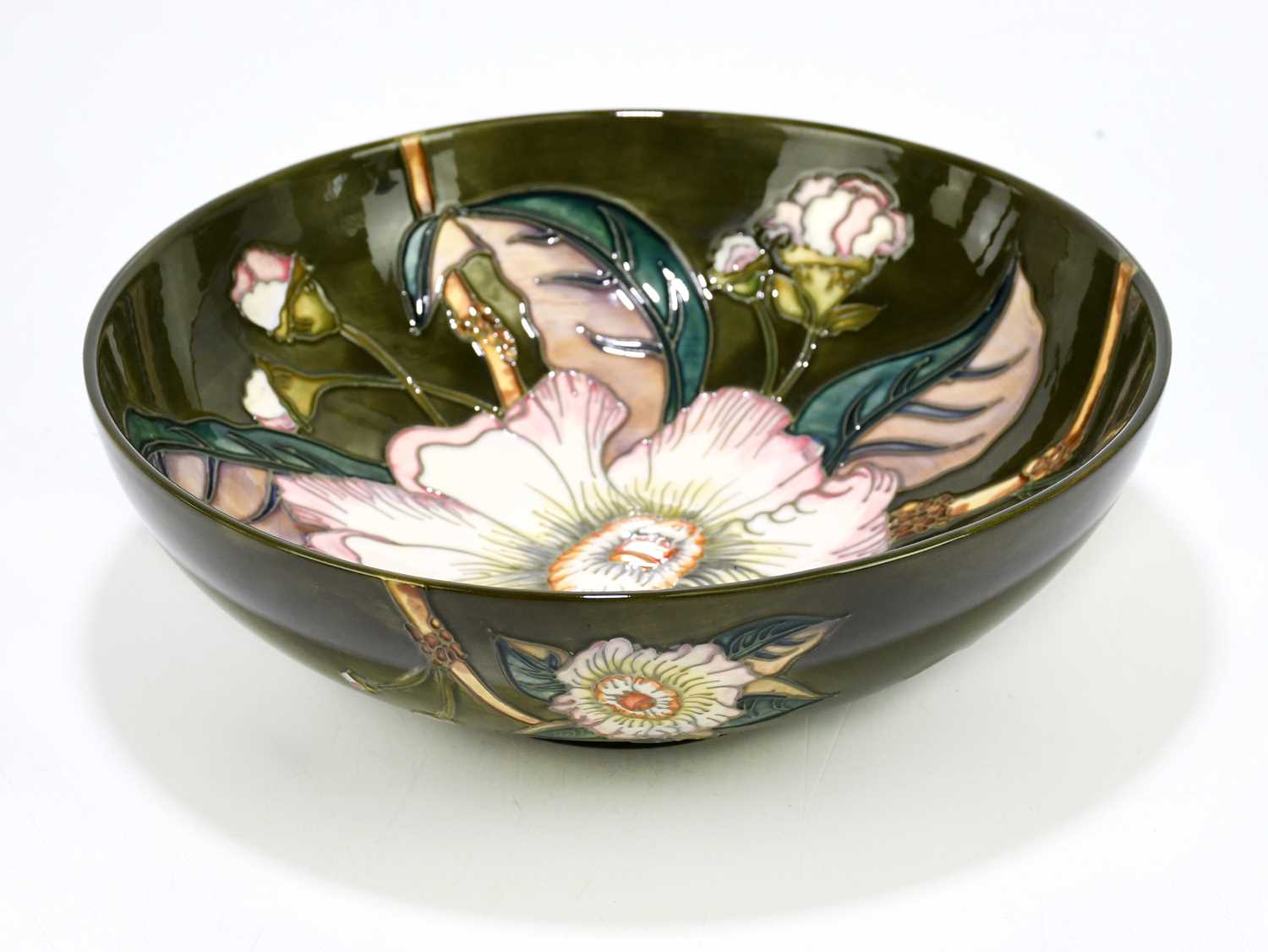 Lot 52 - MOORCROFT; a footed bowl in the 'Gustavia...