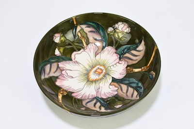 Lot 52 - MOORCROFT; a footed bowl in the 'Gustavia...