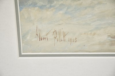 Lot 1606 - ALBERT POLLITT (1856-1926); watercolour,...