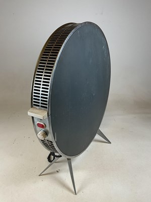 Lot 34 - A mid century circular Atomic space heater,...