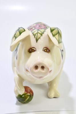 Lot 102 - SALLY TUFFIN FOR MOORCROFT; 'Peter the Pig',...