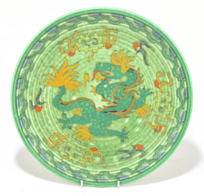 Lot 364 - CHARLOTTE RHEAD FOR CROWN DUCAL; a circular ceramic charger