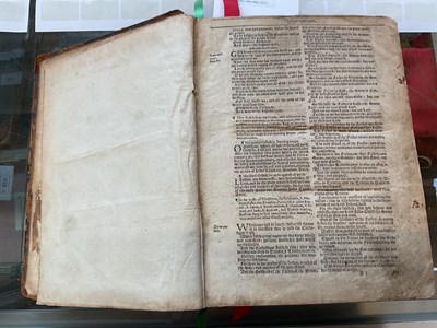 Lot 776 - BIBLE - ENGLISH 17TH CENTURY, THE HOLY BIBLE...