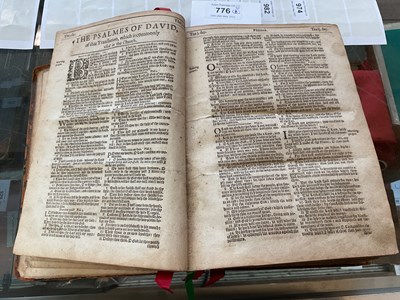 Lot 776 - BIBLE - ENGLISH 17TH CENTURY, THE HOLY BIBLE...